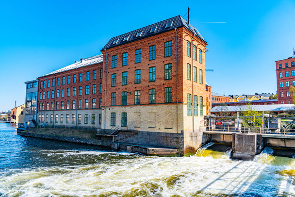 Industrial buildings of formerly prospering textile industry are - Foto, Bild
