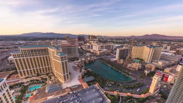 Las Vegas, Nevada, Stati Uniti d'America skyline time lapse over the strip
. - Filmati, video