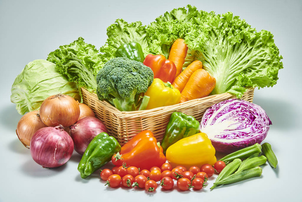 Fresh and delicious nourishing vegetables - Photo, Image