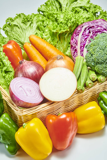 Fresh and delicious nourishing vegetables - Фото, зображення