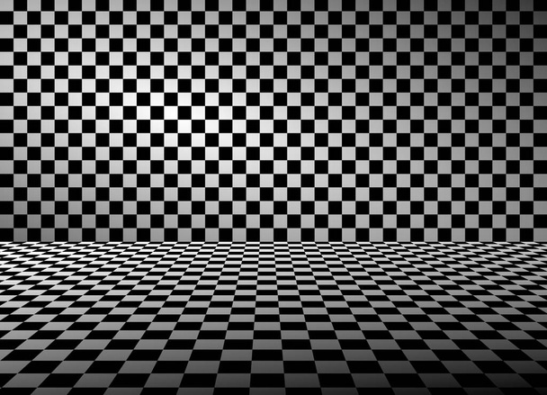 White and black checkered walls - Photo, Image