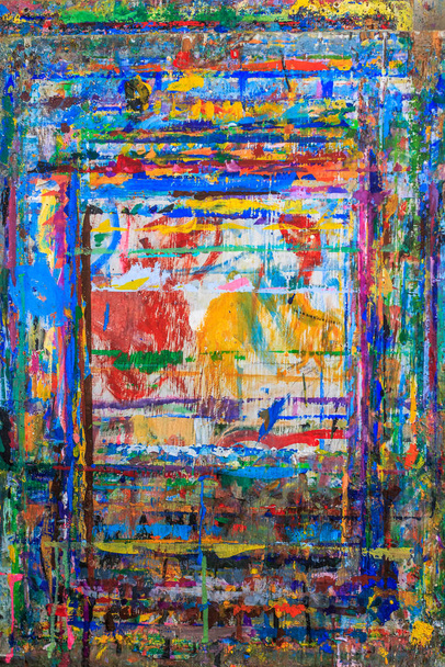pintura al óleo de color abstracto real como fondoFondo de color brillante de base de caballete multicolor
 - Foto, Imagen