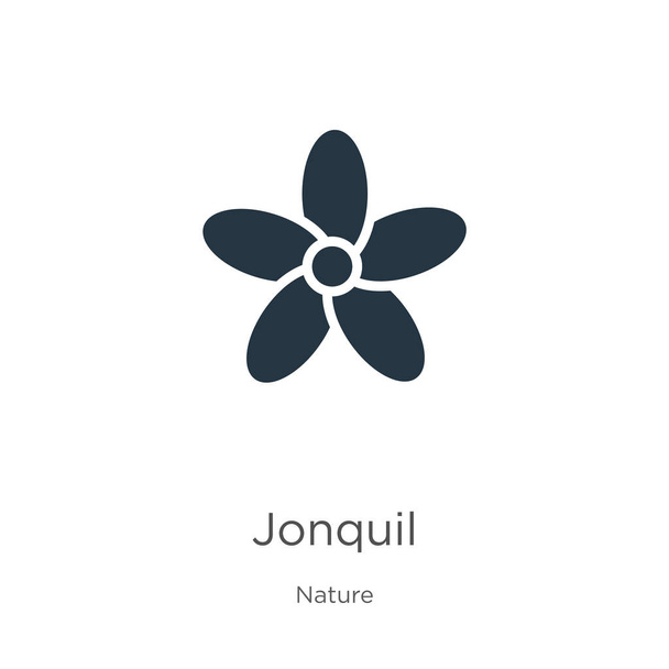 Vektor ikony Jonquil. Moderní plochý Jonquil ikona z kolekce přírody izolované na bílém pozadí. Vektorové ilustrace lze použít pro web a mobilní grafický design, logo, eps10 - Vektor, obrázek