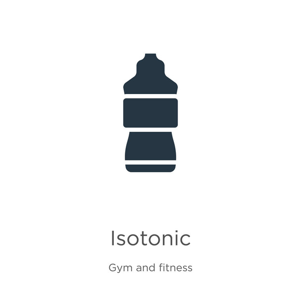 Isotonique icône vecteur. Icône isotonique plat tendance de la collection gym et fitness isolé sur fond blanc. L'illustration vectorielle peut être utilisée pour la conception graphique web et mobile, logo, eps10
 - Vecteur, image
