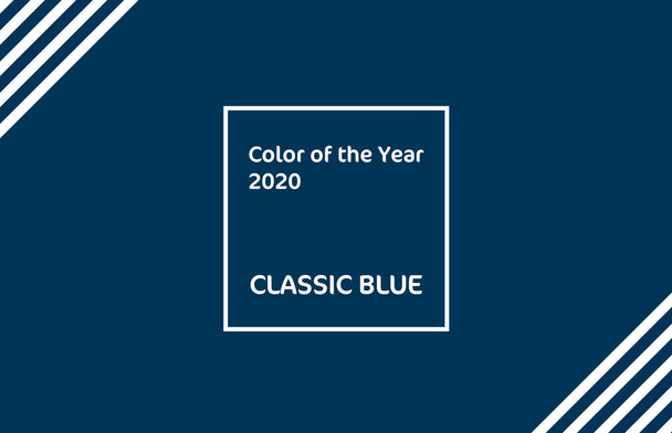 Classico colore blu dell'anno 2020. - Foto, immagini