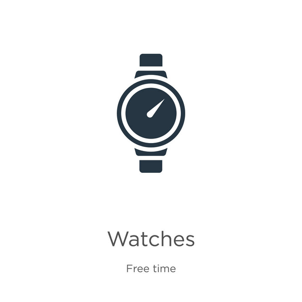 Vettore icona orologi. Trendy piatto orologi icona della collezione tempo libero isolato su sfondo bianco. L'illustrazione vettoriale può essere utilizzata per la progettazione grafica web e mobile, logo, eps10
 - Vettoriali, immagini