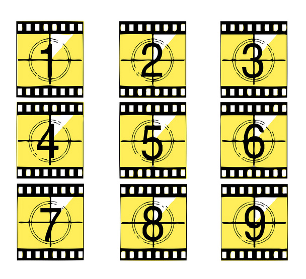 Set Online Play Video, 3D Cinema Glasses, Old Film Movie Countdown Frame, Film  Reel, Projection Screen, Popcorn Box Stock Vector - Illustration of reel,  trophy: 236463060