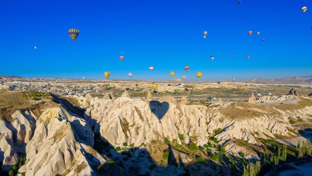 Hot Air Ballooning in the Canyons of Cappadocia - Photo, Image