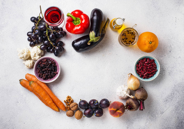Antioxidantien in Produkten. Sauberes Essen - Foto, Bild