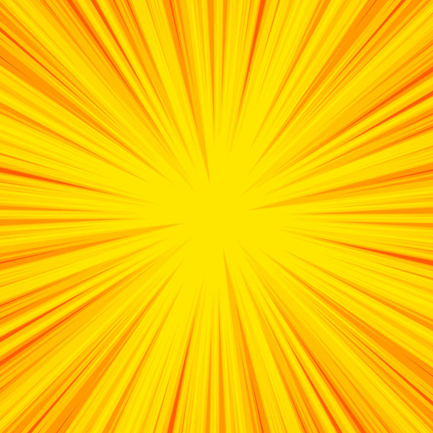 Absztrakt fényes robbanó képregény sablon - Vektor, kép