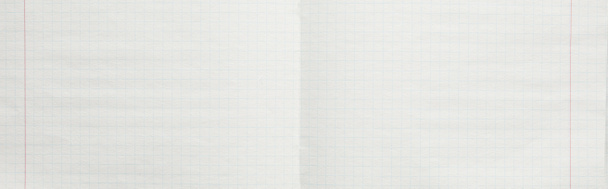 Draufsicht auf weiße leere Papierbögen, Panoramaaufnahme - Foto, Bild