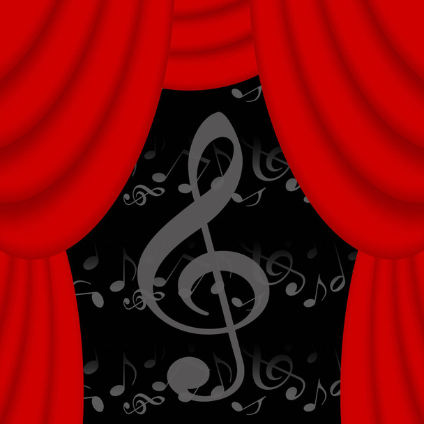 Music theater background - Photo, Image