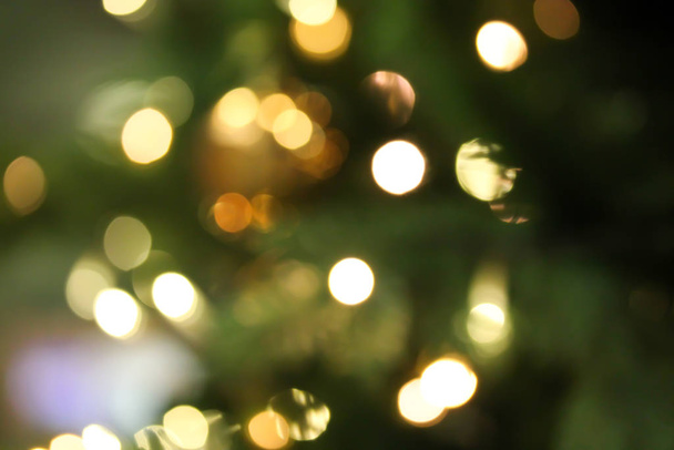 Natale astratto sfondo sfocato con bokeh cerchi colorati
 - Foto, immagini