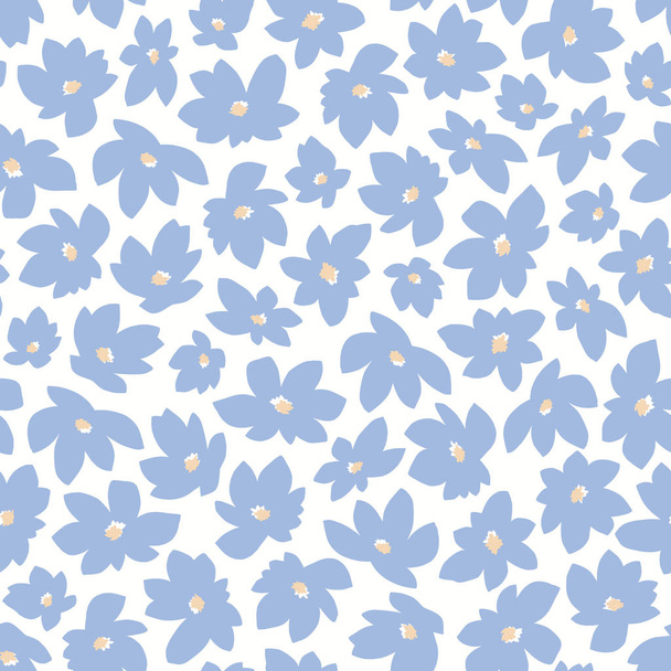 Seamless pattern material of an abstract flower,This painting continues repeatedly seamlessly, - Vector, Image