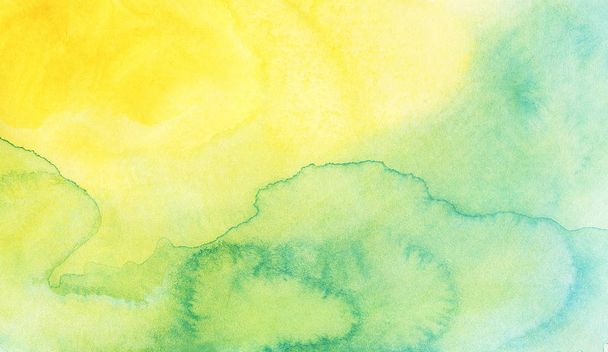 Watercolor background with colored spots.  Hand-drawn illustration. - Foto, Bild