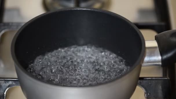 Boiling sugar mixture. Making Sugar Syrup. - Footage, Video