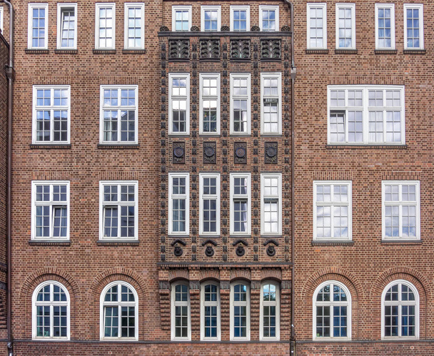 house facade in Hamburg - Zdjęcie, obraz