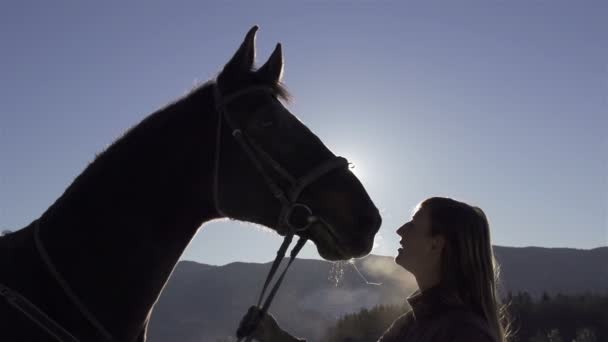 Chica besando caballo
 - Imágenes, Vídeo