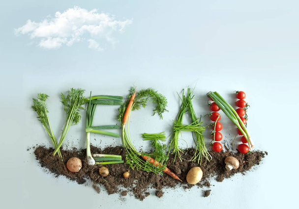 Organic vegan garden - Фото, изображение