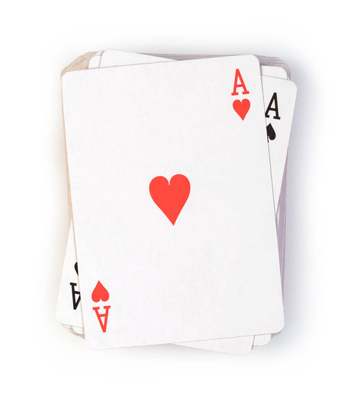 carte da gioco su sfondo bianco - Foto, immagini