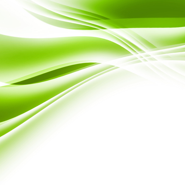 Green Curved Background - Foto, imagen