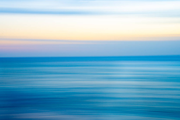 Abstraktní pozadí vodorovné rozostření moře  - Fotografie, Obrázek
