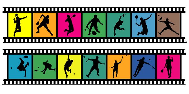 Badminton film karesi 01 - Vektör, Görsel