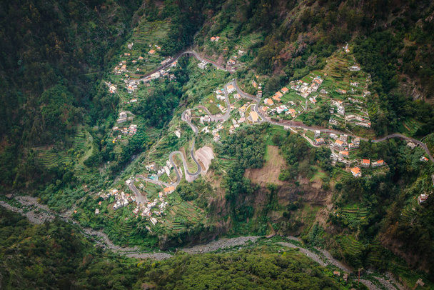 A road in Curral das Freiras in Madeira - Photo, Image