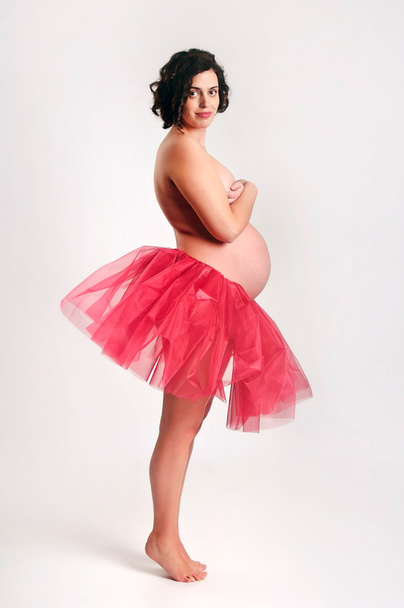 Pregnant ballerina - Photo, Image