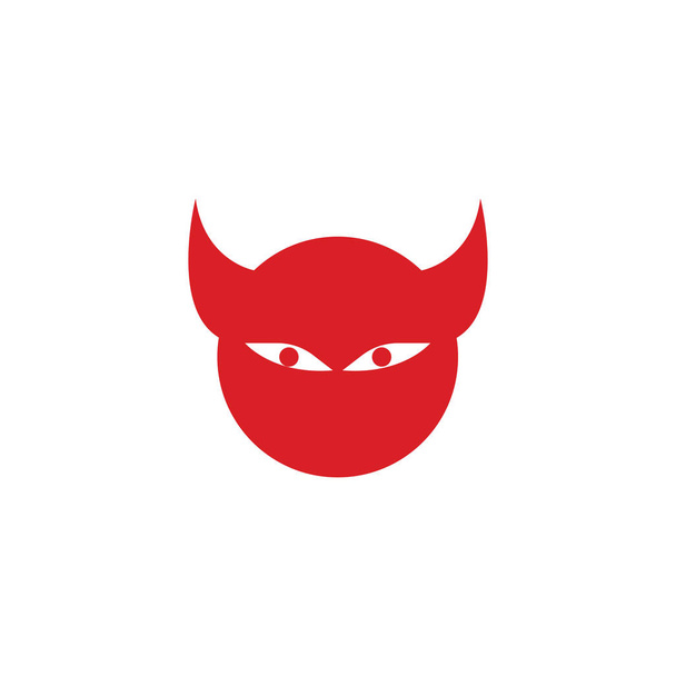 Ördög logó vektor sablonja - Vektor, kép