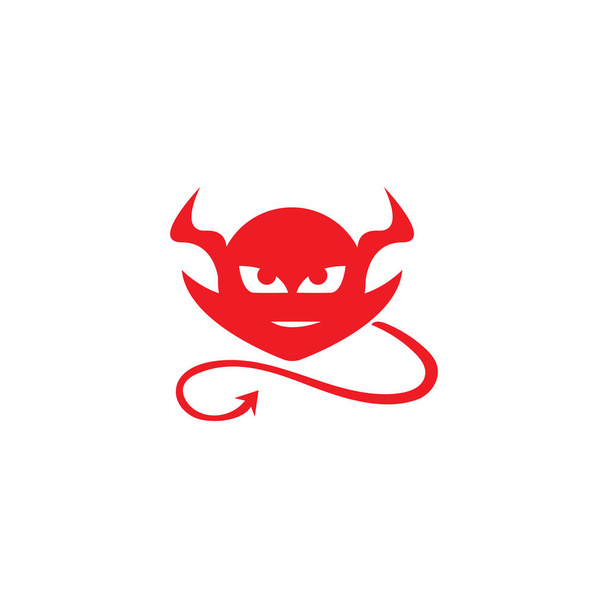 Диявол логотип векторний шаблон
 - Вектор, зображення