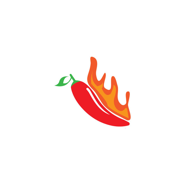 Chili Logo Template Symbool Vector Icoon - Vector, afbeelding