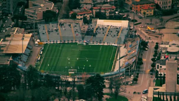 Soccer Game at the Stadium - Filmagem, Vídeo