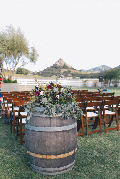 Outdoor winery wedding venue - Photo, Image