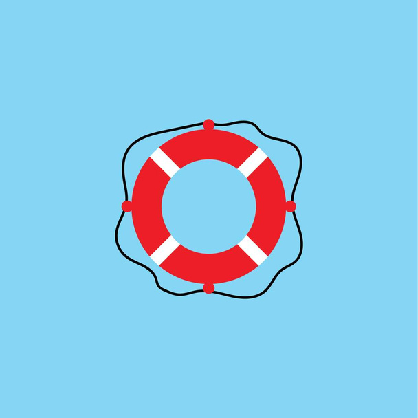 Lifebuoy значок логотипу Векторні ілюстрації
 - Вектор, зображення