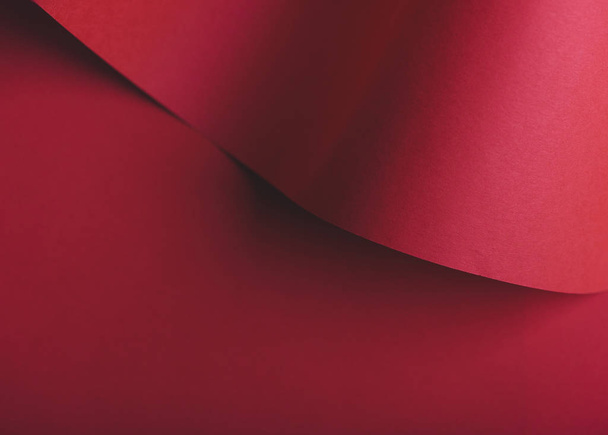Китайський дизайн нового року. Абстрактний червоний геометрію творчої форми. V - Фото, зображення