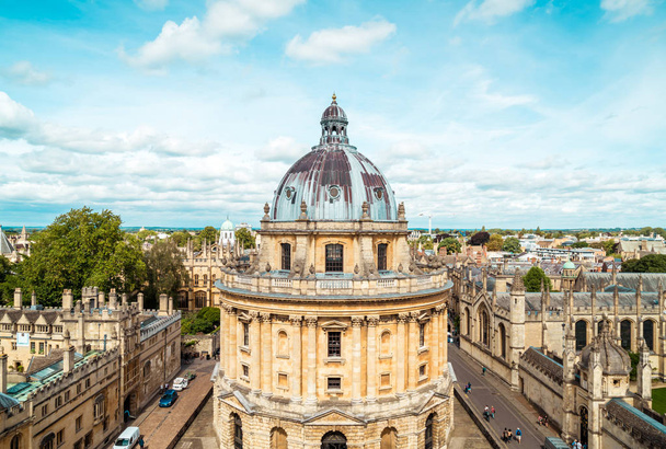 Radcliffe Camera and All Souls College at the university of Oxfo - Photo, Image