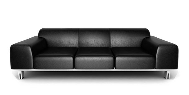 Кожаный диван
 - Фото, изображение