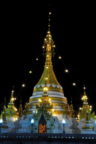 Ancient gold pagoda north Thailand. - Photo, Image