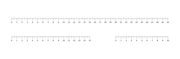 ������������Black measuring scale on white background. Weight sc - Vector, Image
