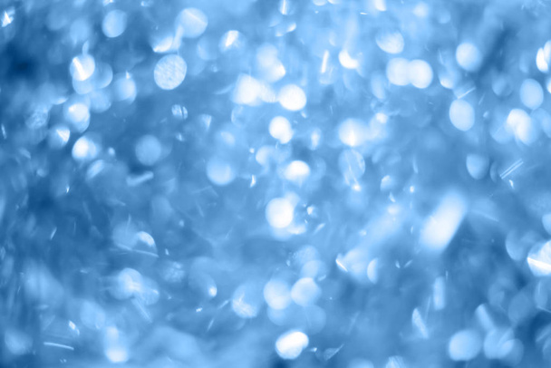αφηρημένη διακοπές λαμπερό φόντο σε κλασικό μπλε μοντέρνο χρώμα. Χρώμα του έτους 2020. - Φωτογραφία, εικόνα