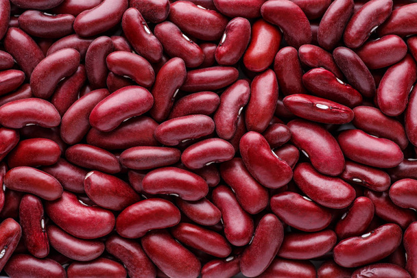 Beans of bean ( beans ).Texture of violet with dots beans.Beans  - Φωτογραφία, εικόνα