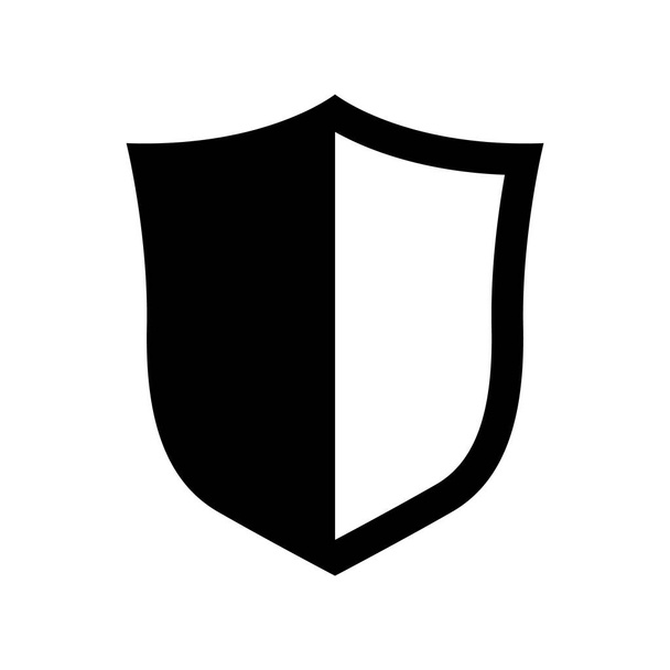 Vector Shield icon. Heraldic shields, security black labels. - Vector, Image