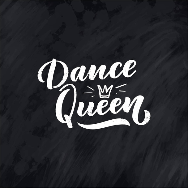 Hand drawn phrase about dance for print, logo and poster design. Lettering quote and creative concept. Vector illustration - Vektor, Bild