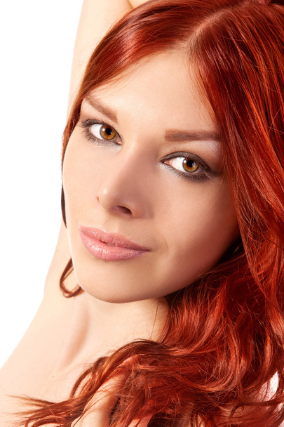Young woman with red hair - Fotoğraf, Görsel