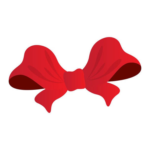 Red ribbon icon - Vektori, kuva
