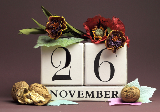 保存日付カレンダー 11 月の個々 の日 - 写真・画像