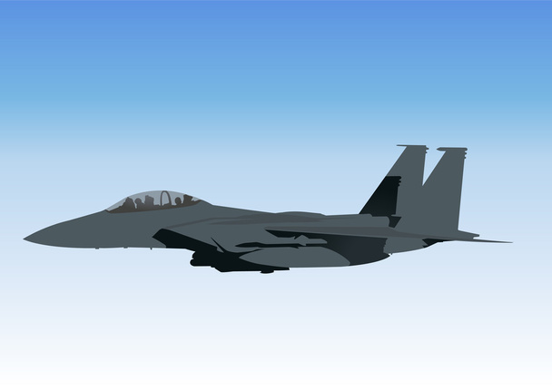 Kampfjet - Vektor, Bild