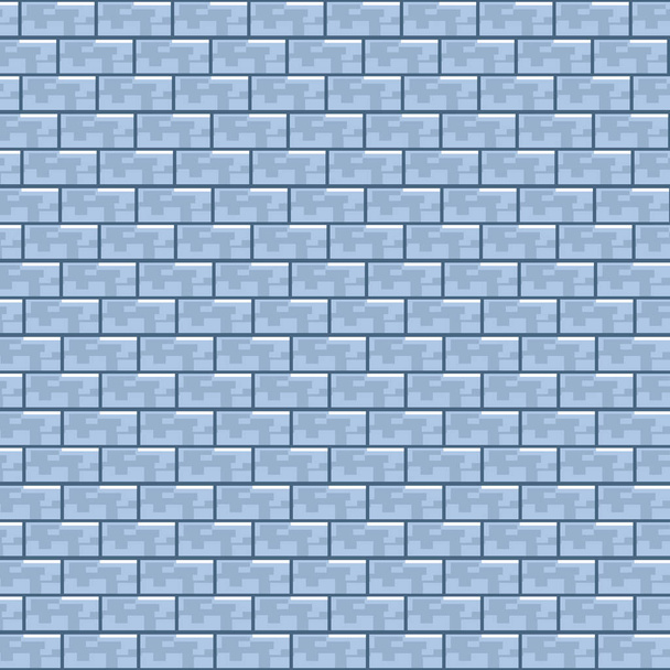 Pixel Ziegel Wand Design Vektor Illustration - Vektor, Bild