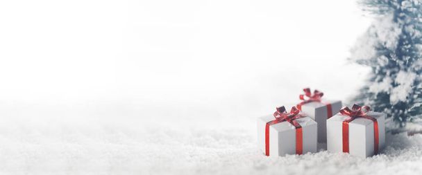 Christmas tree and gifts - Photo, Image